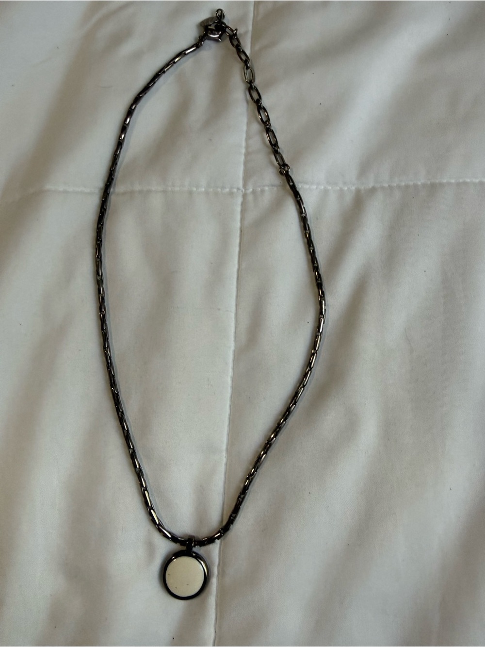 Lauren Conrad Silver and white necklace
